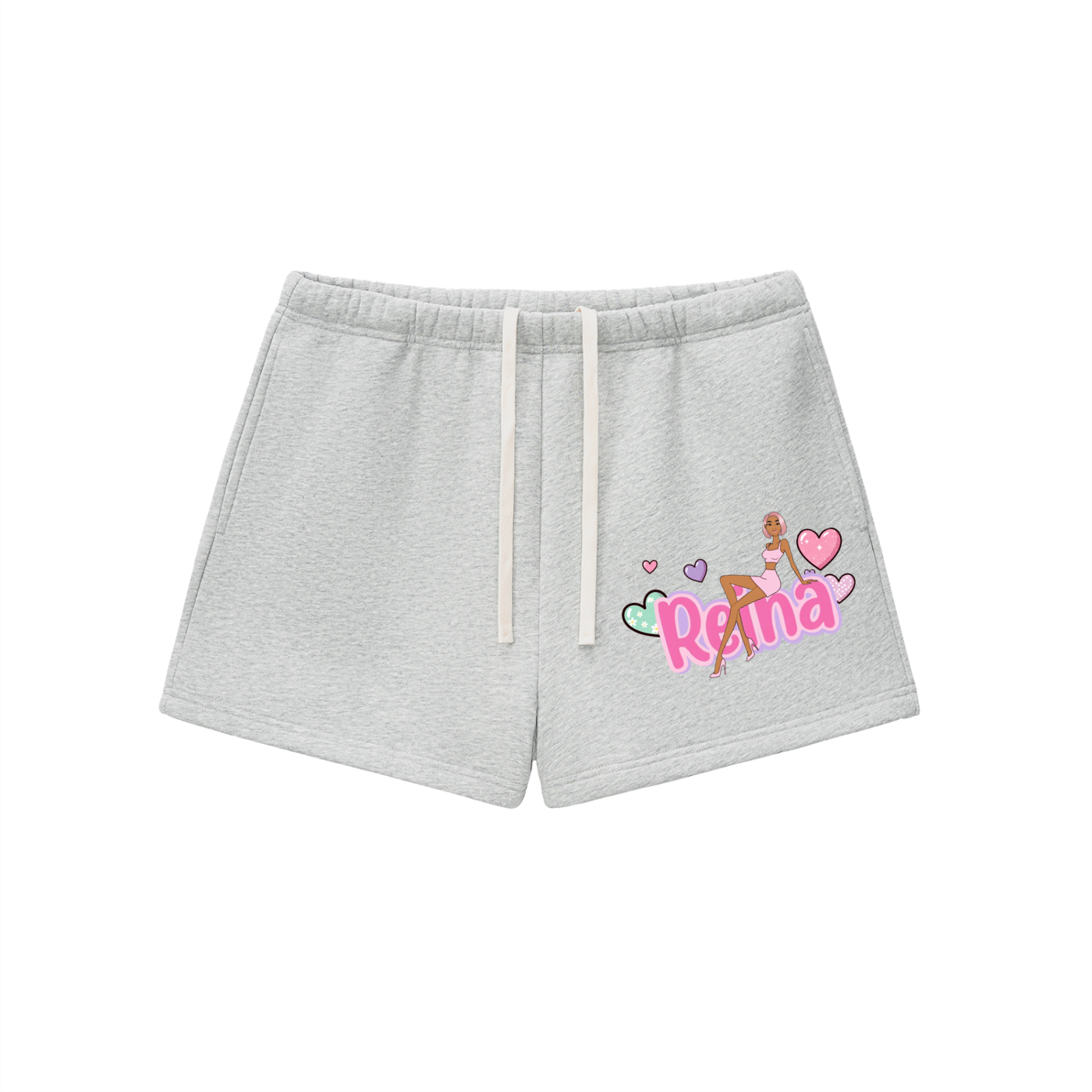 Reina Essential Fleece Drawstring Sweatshorts