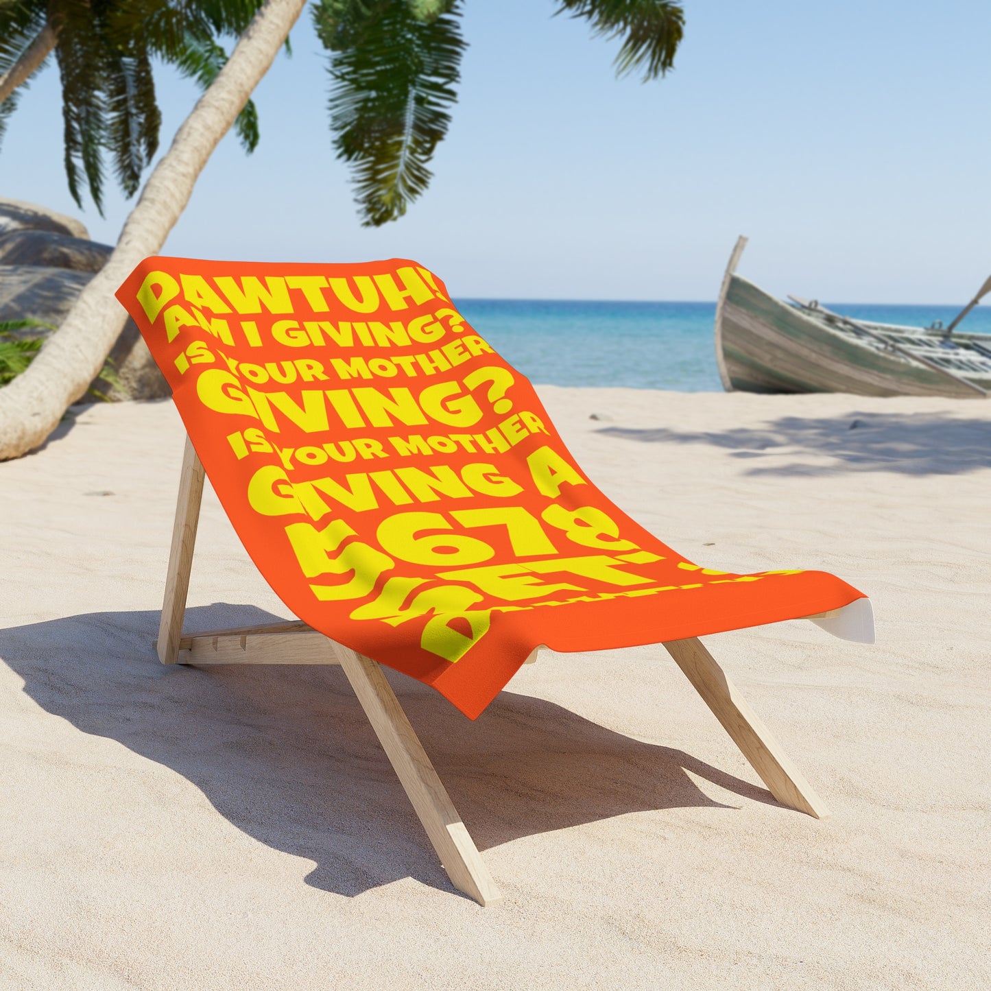 Dawtuh! Beach Towel