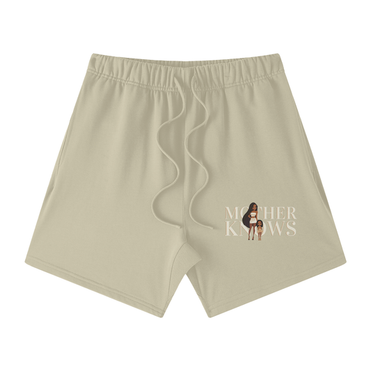 Mother Knows Streetwear Loose Fit Cotton Shorts
