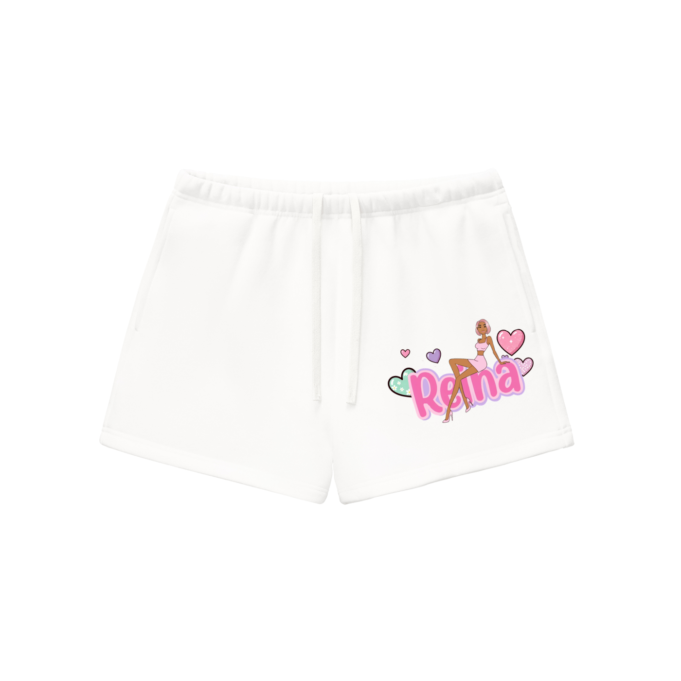 Reina Essential Fleece Drawstring Sweatshorts