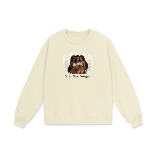 On the Dead Homegirls Unisex Heavyweight Drop Shoulder Oversized Sweatshirt