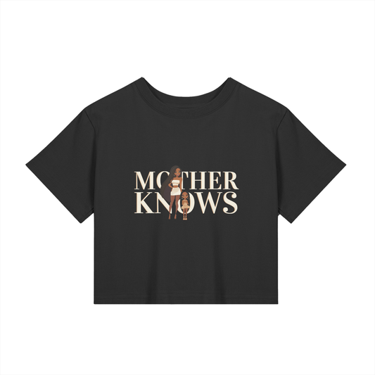 Mother Knows Cropped Seamless T-Shirt