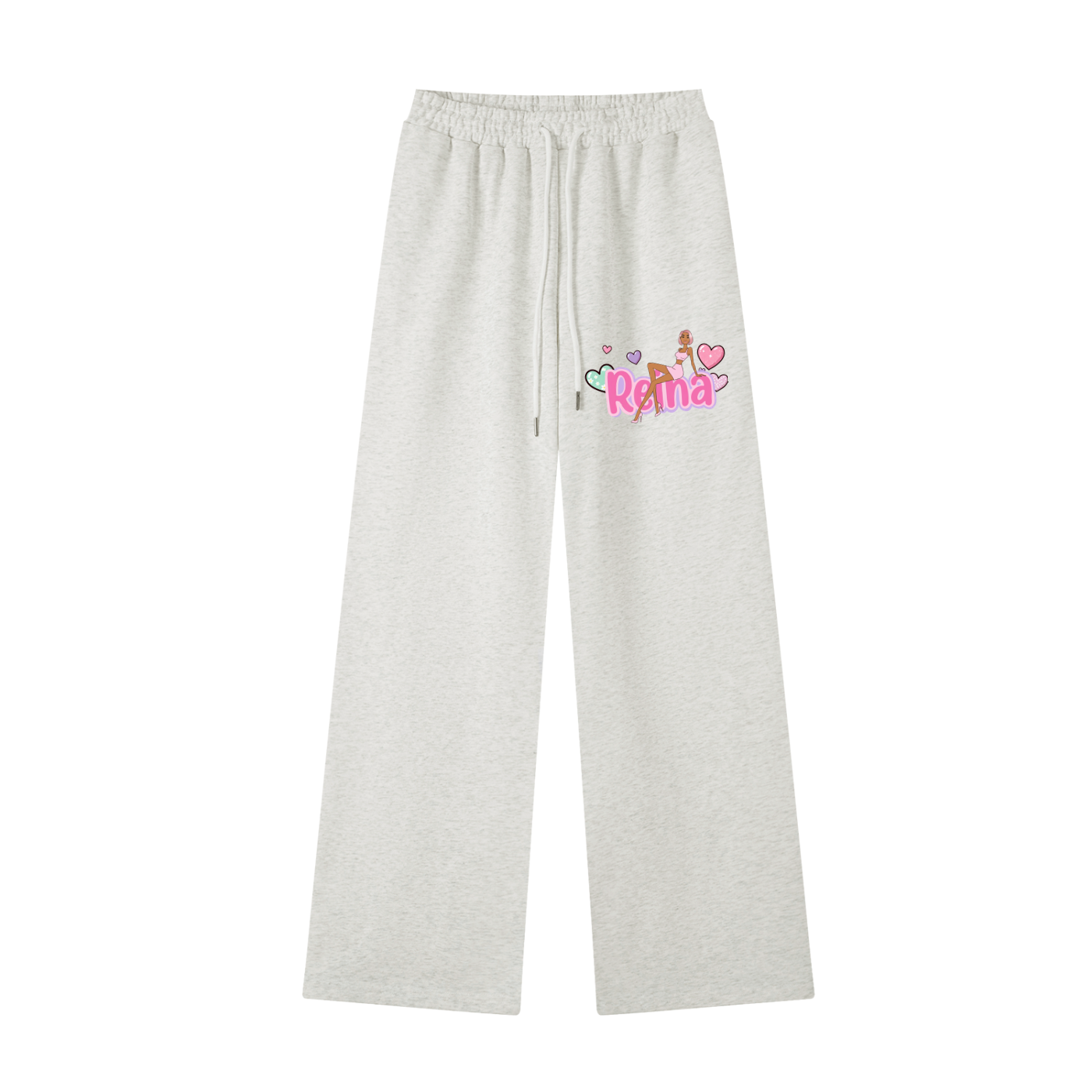 Reina Essential Straight-Leg Sweatpants
