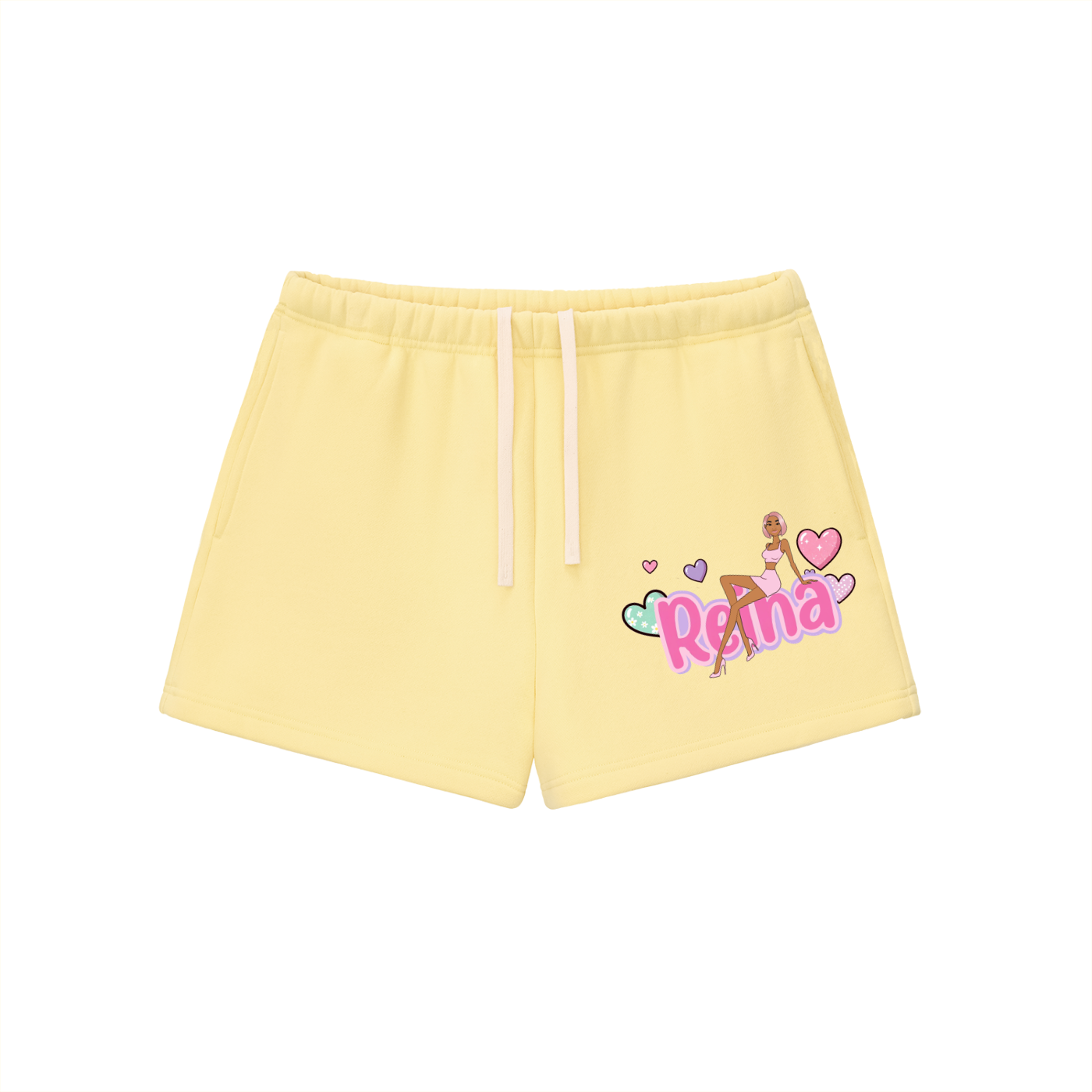 Reina Essential Fleece Drawstring Sweatshorts