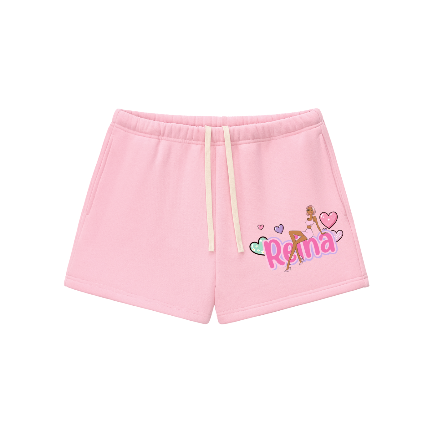 Reina Essential Fleece Drawstring Sweatshorts