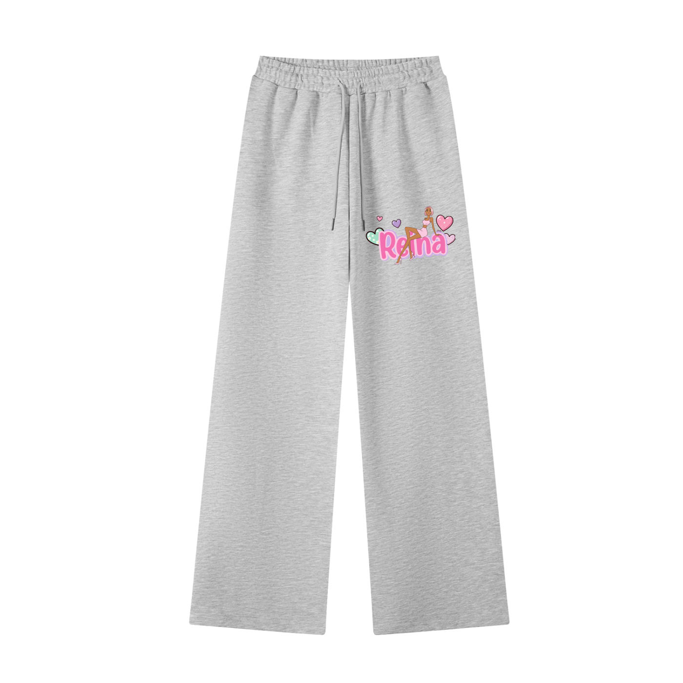 Reina Essential Straight-Leg Sweatpants