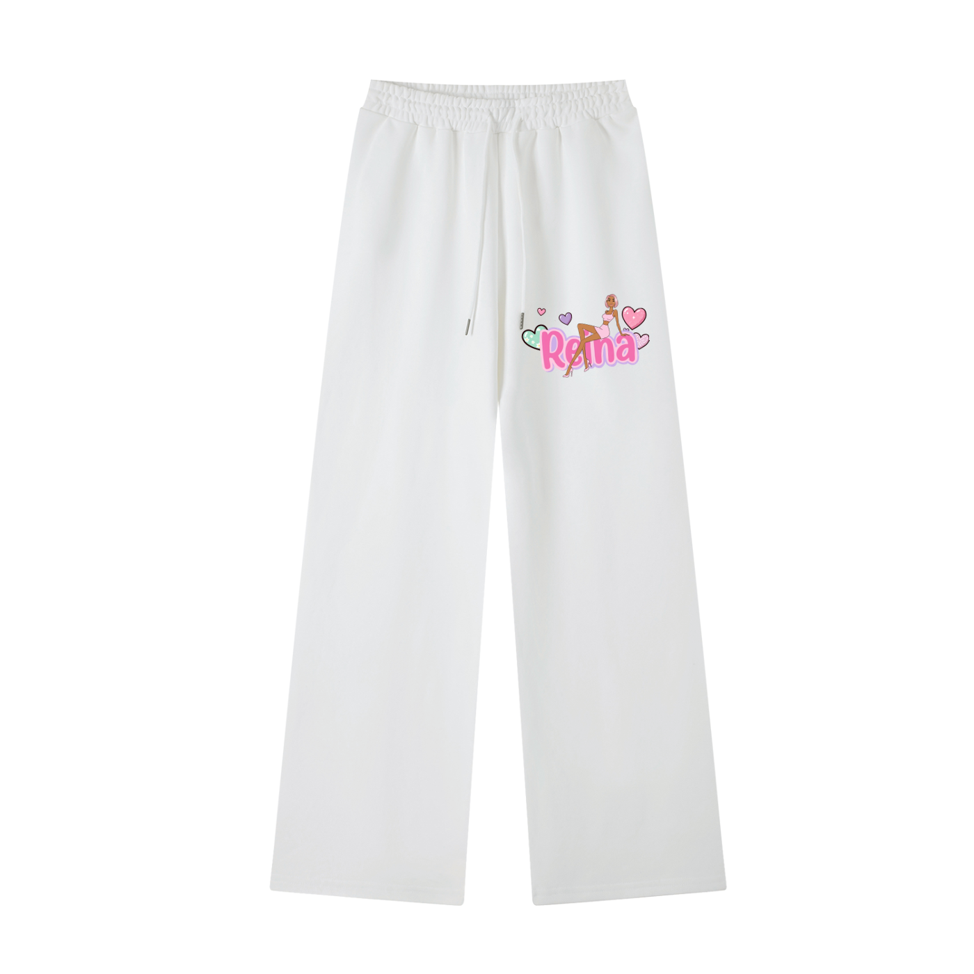 Reina Essential Straight-Leg Sweatpants
