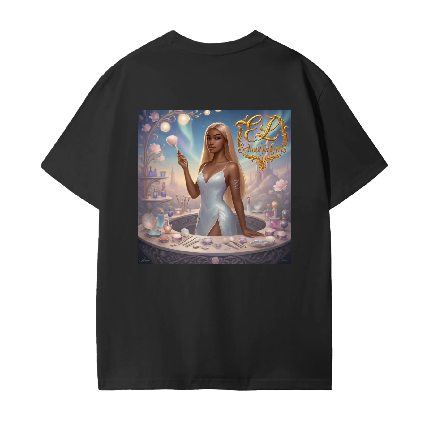 Ebony Lane School for Girls Uniform Unisex Seamless 100% Cotton T-Shirt