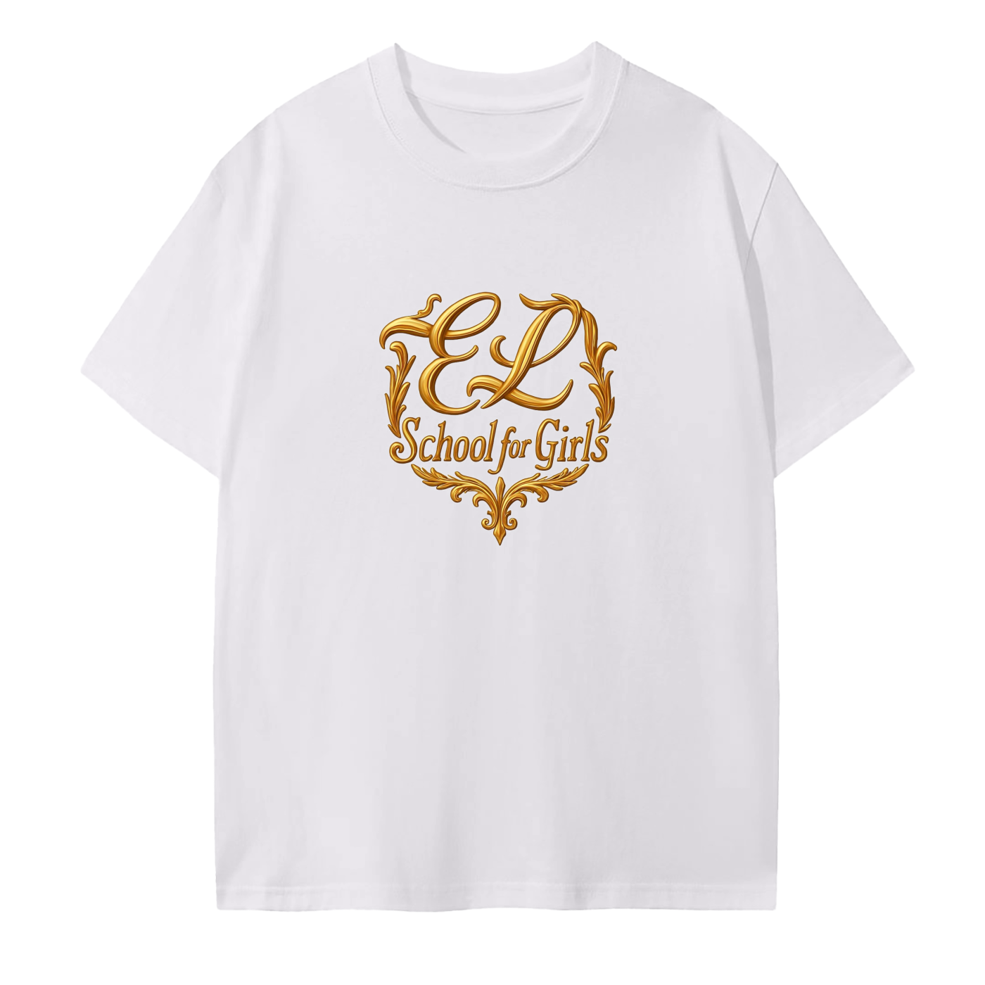 Ebony Lane School for Girls Uniform Unisex Seamless 100% Cotton T-Shirt