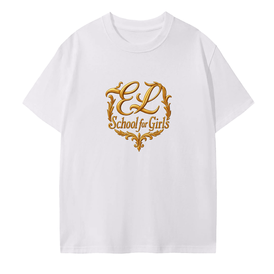 Ebony Lane School for Girls Uniform Unisex Seamless 100% Cotton T-Shirt