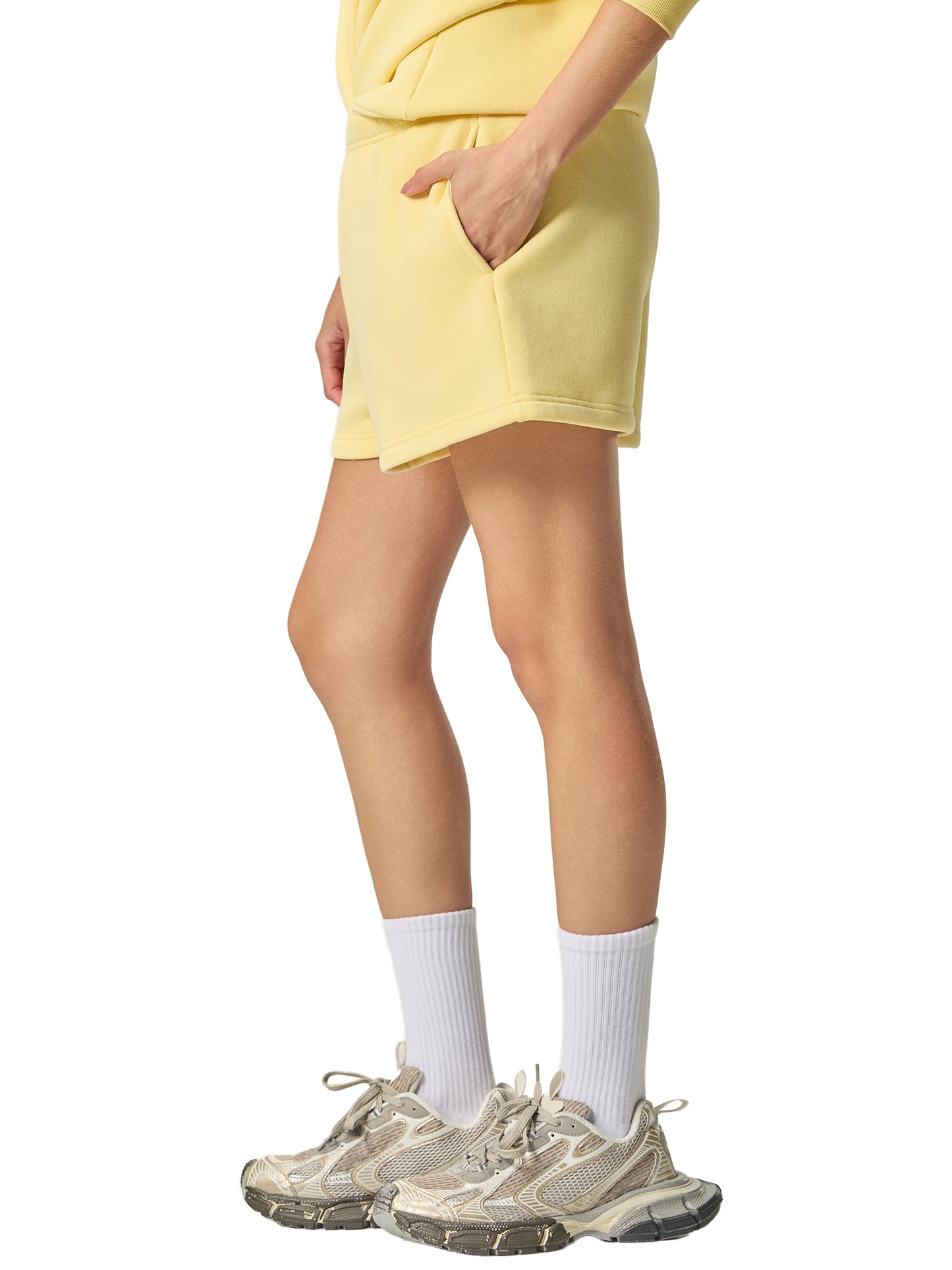 Reina Essential Fleece Drawstring Sweatshorts